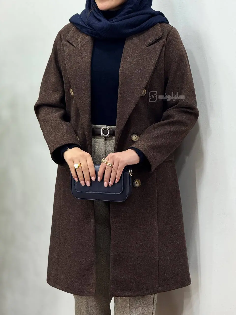 پالتو فوتر آستردار بلند راحیل